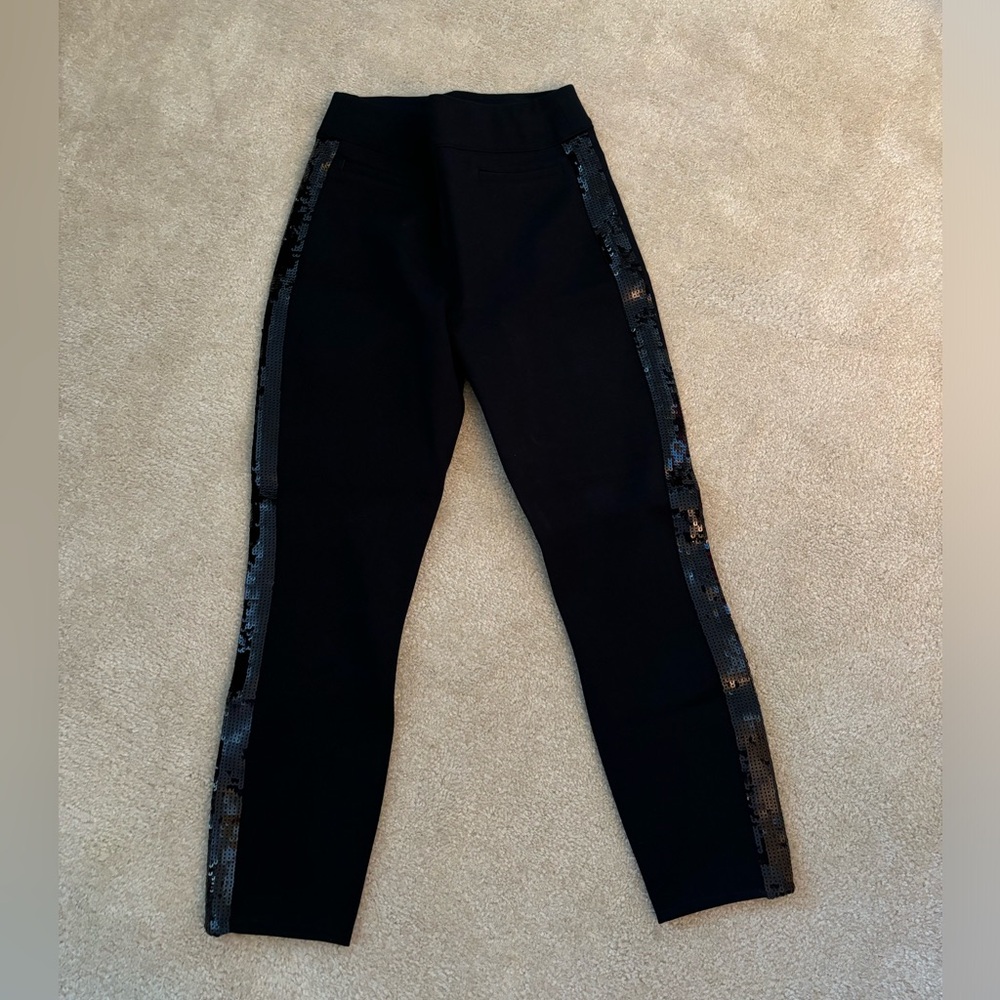 Spanx size xs sequined side pants